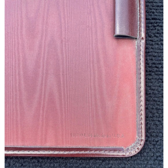Vintage Franklin Quest Burgundy Leather Organizer Planner USA Ring Binder CL4044 - Picture 8 of 10